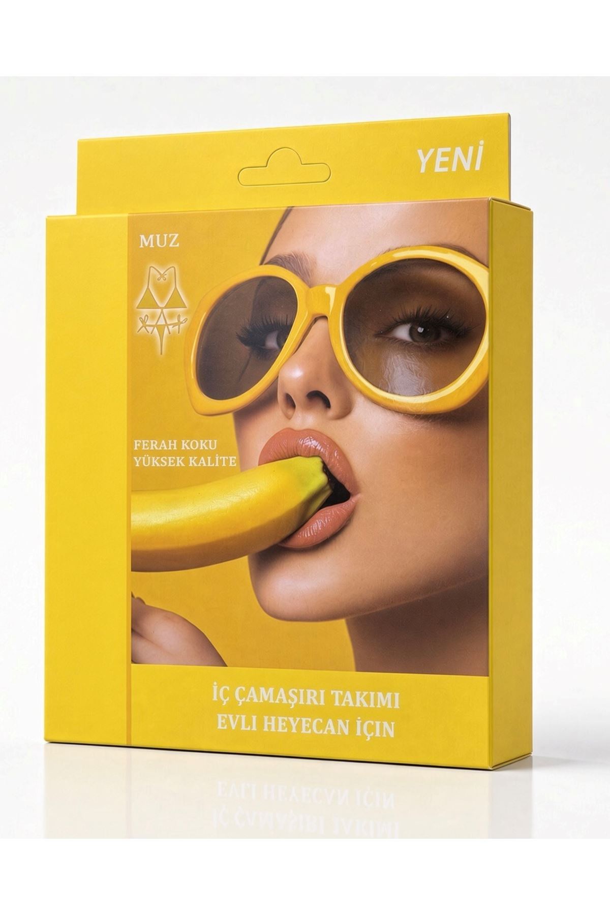 Muz Aromalı Yenilebilir İç Çamaşırı Takımı