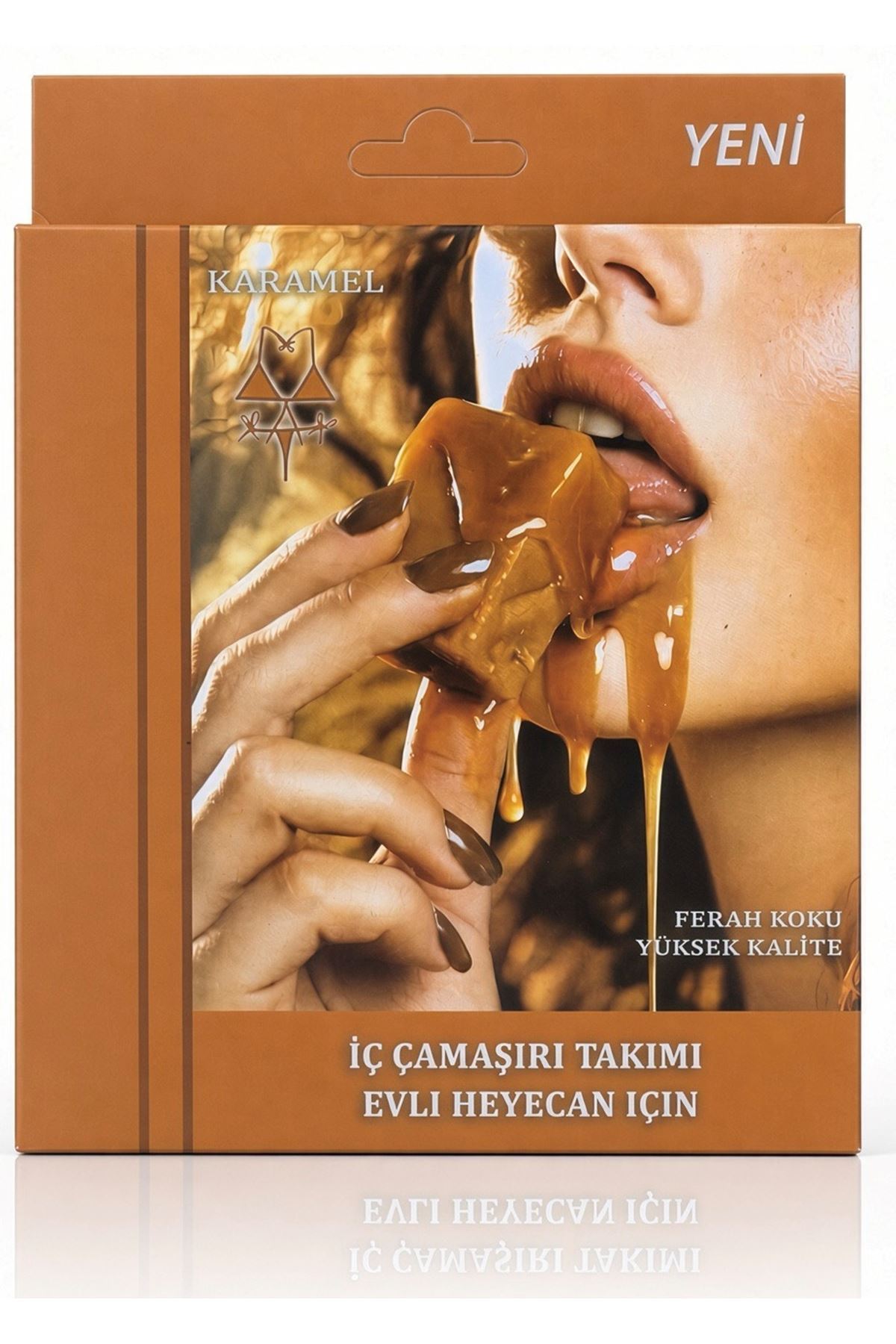 Karamel Aromalı Yenilebilir İç Çamaşırı Takımı