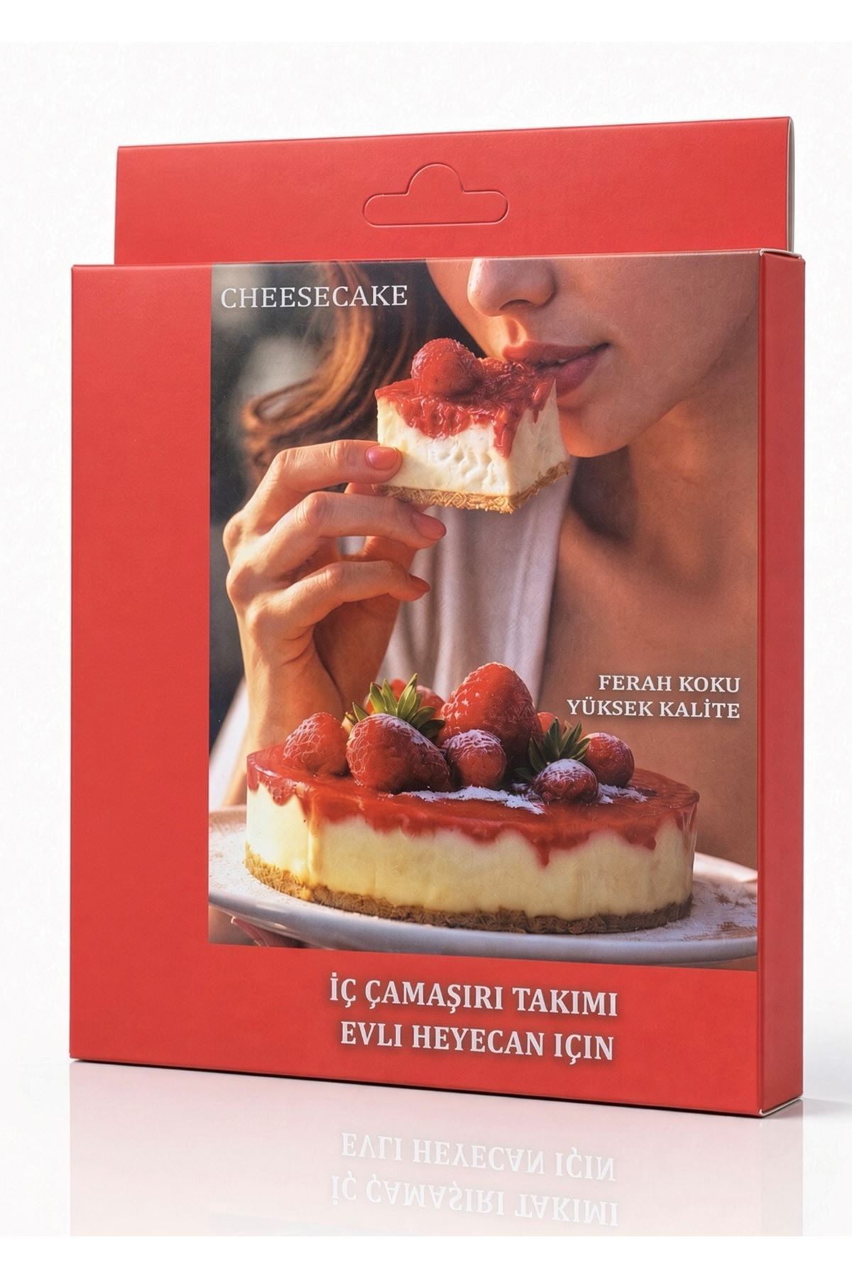 Çilekli Cheesecake Aromalı Yenilebilir İç Çamaşırı