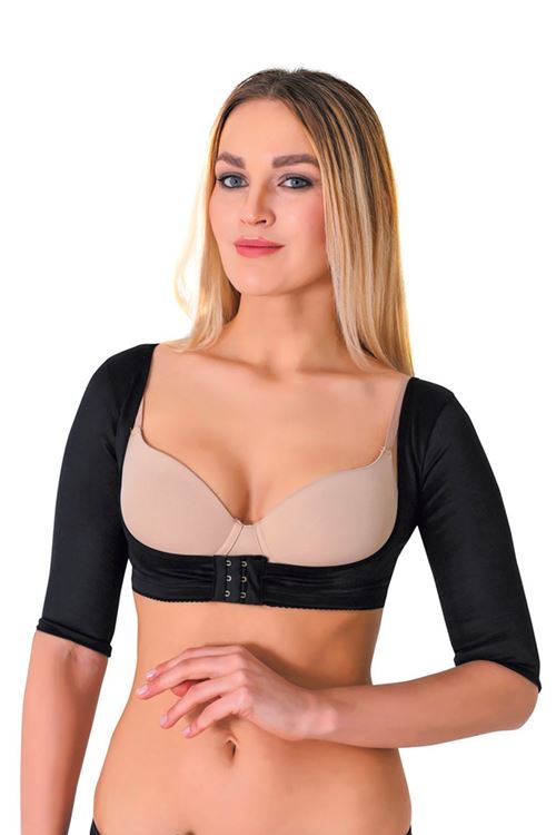 Siyah Kadın Kol ve Sırt Toparlayıcı Korse - 796