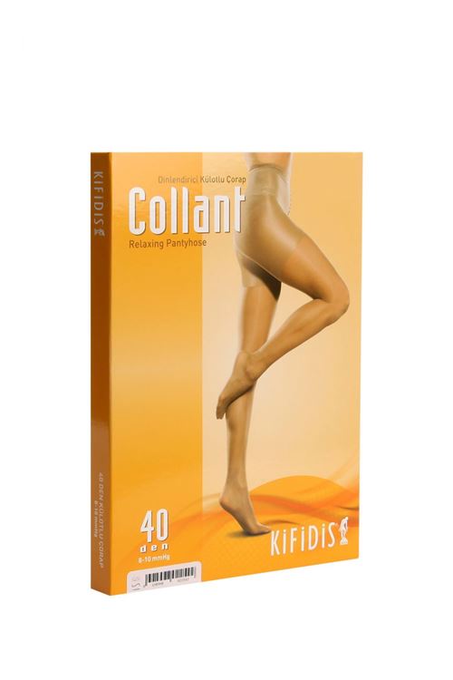 Kifidis 40 Den. 8-10 mmHg Külotlu Varis Çorabı Duman Nefti