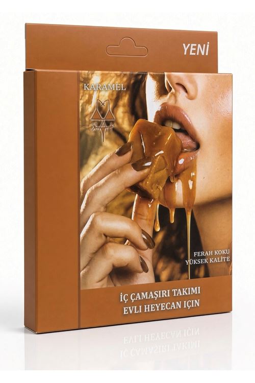 Karamel Aromalı Yenilebilir İç Çamaşırı Takımı